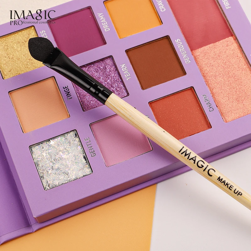 IMAGIC eye shadow brush portable detail brush eye shadow makeup brush sponge head cosmetic beauty tools