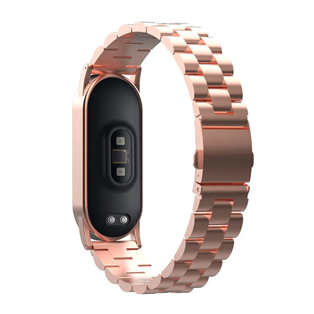 Ouhaobin для Xiaomi mi группа 4 металлический ремешок из нержавеющей стали для mi Band 4 браслет Xiaomi mi ремешок 4 Замена браслета 906#2