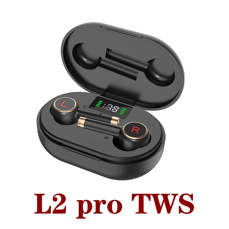 Беспроводные наушники L2 Pro TWS Bluetooth 5 1 мини-наушники-вкладыши с микрофоном и
