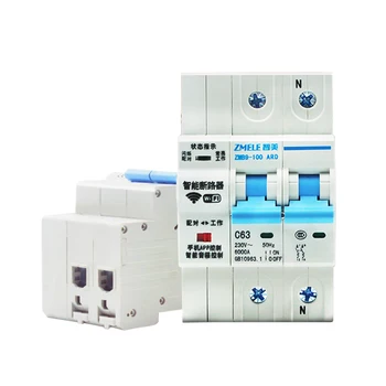 

2P WiFi Smart Circuit Breaker Switch Tuya/smart life APP AC230V Automation Overload Short Circuit with Energy Monitor Function