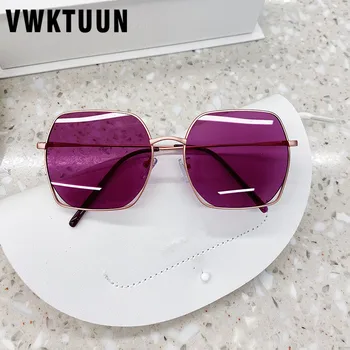 

VWKTUUN Sunglasses Women 2020 Square Glasses UV400 Sunglasess Hollow Frame Glasses Oversized Driver Shades for Women Sun glasses
