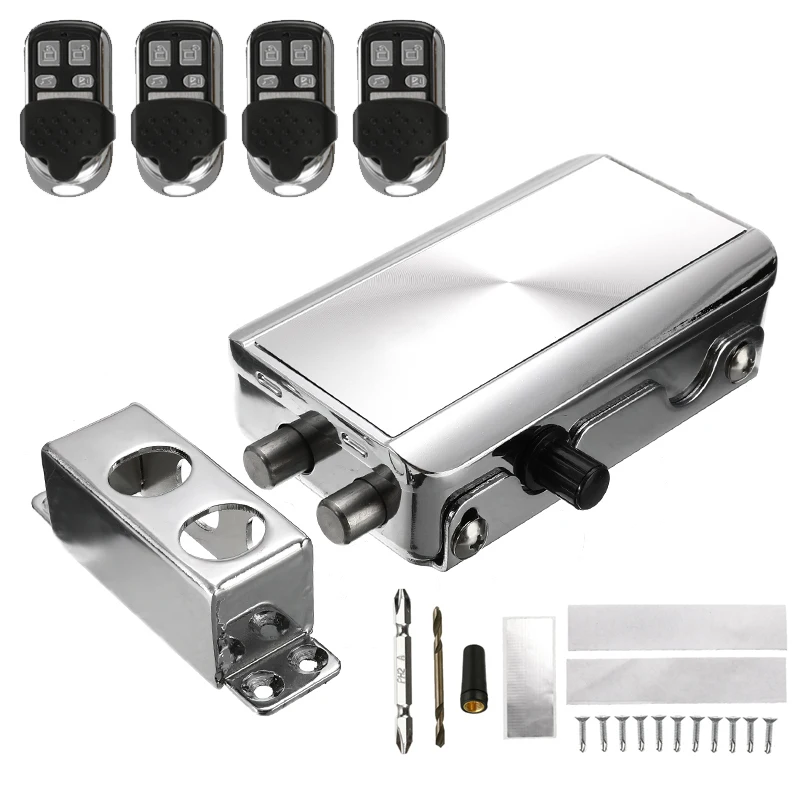 

Home Hotel Intelligence Remote Control Door Lock Wireless Electronic Anti-theft Access Lock Automation Security System Set