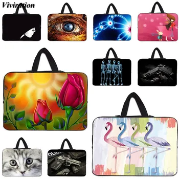 

Casual Women Briefcase Prints Laptop Bag 17 15 13 12 14 15.6 13.3 11.6 Chromebook Case Sleeve 10.1 9.7 10 Universal Tablet Cover