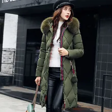 

2021 Autumn Winter Thick Warm Fur Parkas Slim Women Fashion Cotton Padded Jacket Casual Loose Outwear Down Coats Long Jackets