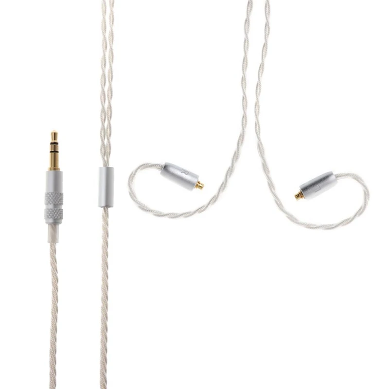 4 Twist Headphone Cable Single Crystal Plated Wire Cord Diy for Shure Se215 Se315 Se425 Se535 Se846