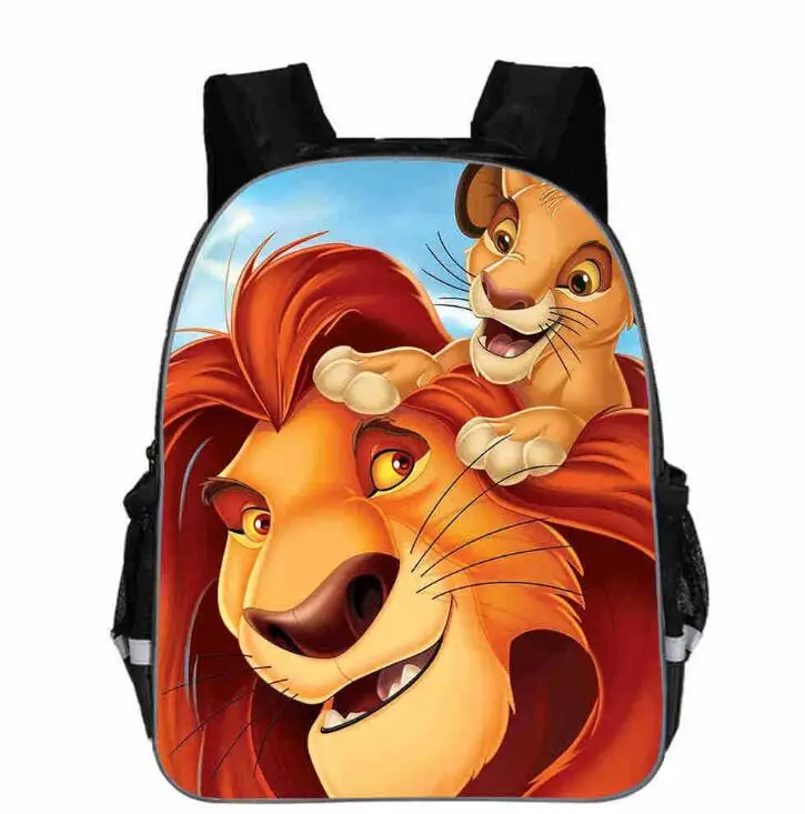 Simba The Lion King Backpack Kids Boys Cartoon School Bags Children Girls Preschool Baby Kindergarten Bag | Багаж и сумки