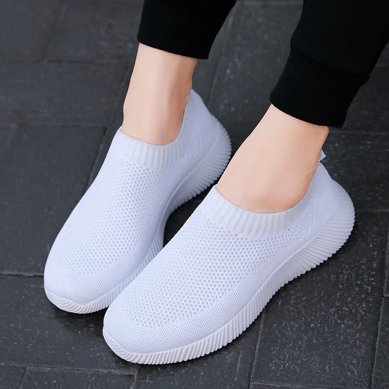 

2019 Hot Selling Fly Woven wa zi xie Stretch Fabric Large Size WOMEN'S Shoes Europe And America Hot Selling Shoes