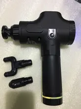 Pantalla LCD masaje arma profundo masajeador muscular dolor muscular cuerpo masaje de cuello ejercicio de relajación adelgazar la alivio del dolor