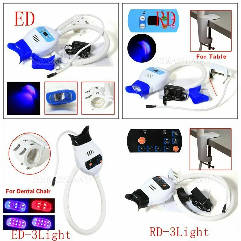 

4Types Dental Chair Accelerator Teeth Whitening Bleaching Oral Care LED Light Lamp