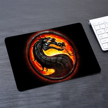 

Mortal Kombat Logo gamer play mats Mousepad Anime Cartoon Print Large Size Game Mouse Pad for Dota2 CS Game Player