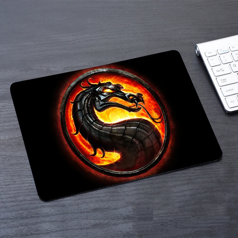 Игровой коврик Mortal Kombat с логотипом игровой для мыши мультипликационным принтом большой размер Dota2 CS