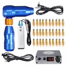 Горячая профессиональная татуировка для тела машина с иглами тату оборудование тату комплект полная Татуировка ручка Javelin картридж Расширенный