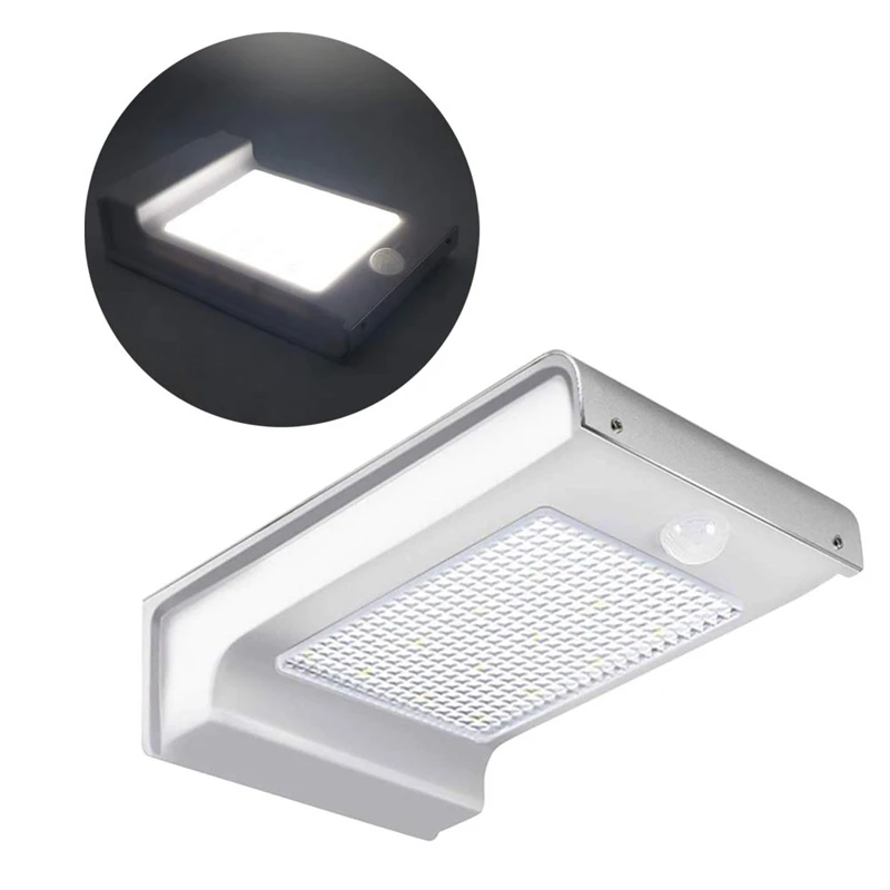 

Outdoor Lighting Led Wall Solar Lamps Waterproof Exterior Smart Light with Motion Sensor IP44 Outside Solar Street Garden Lights