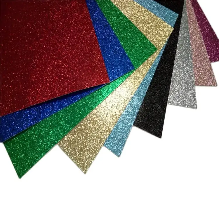 35 Piece Factory Wholesale Craft Paper For Decor Glitter Cardstock