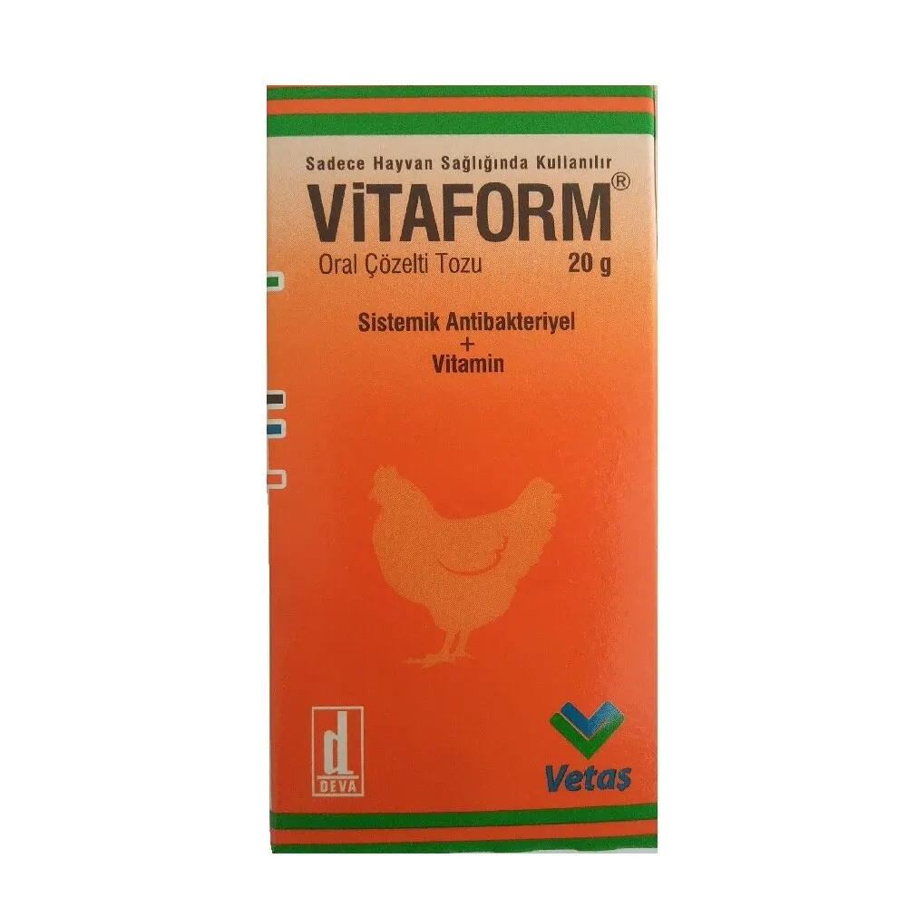 ViTAFORM-vitamina Mineral, 20g, Probiotico, aves de corral, palomas, loros, cacatúa, pollo, pavo