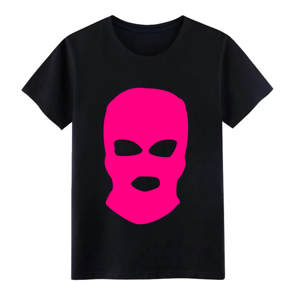 Men's pussy riot mask t shirt Custom tee Crew Neck Standard Fit Funny Casual Spring Leisure |
