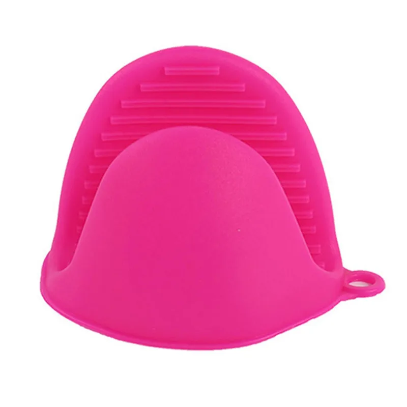 1 Pcs Silicone Kitchen Organizer Insulated Heat Pot Clips Microwave Oven Gloves Hot Plate Clip Anti-scald Thicken Kitchen Gloves