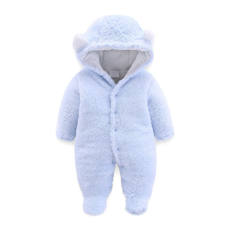 AX1318 Blue Menoea/одежда для малышей; осенне-зимний теплый комбинезон; детская верхняя одежда в стиле унисекс; комбинезон для малышей с милым рисунком; Одежда для новорожденных - Цвет: AX1318 Blue