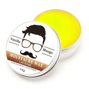 

Natural Conditioning Softener Beeswax Moustache Wax Conditioner Leave in Beard Beard Aftershave Balm For Men 30g Styling B8S4