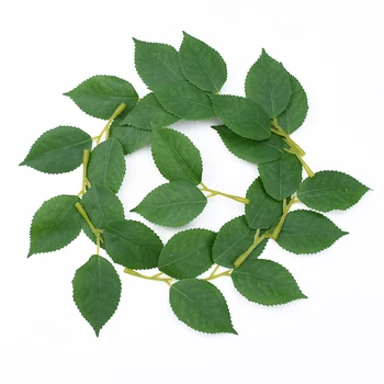 

10pcs Artificial plants christmas decoration for home wedding bridal accessories clearance silk leaf diy gift candy box Garlands
