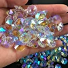 10Pc Crystal AB Glass Lamp Prism Chandelier Chain Part DIY Octagon Bead Ornament ► Photo 1/6