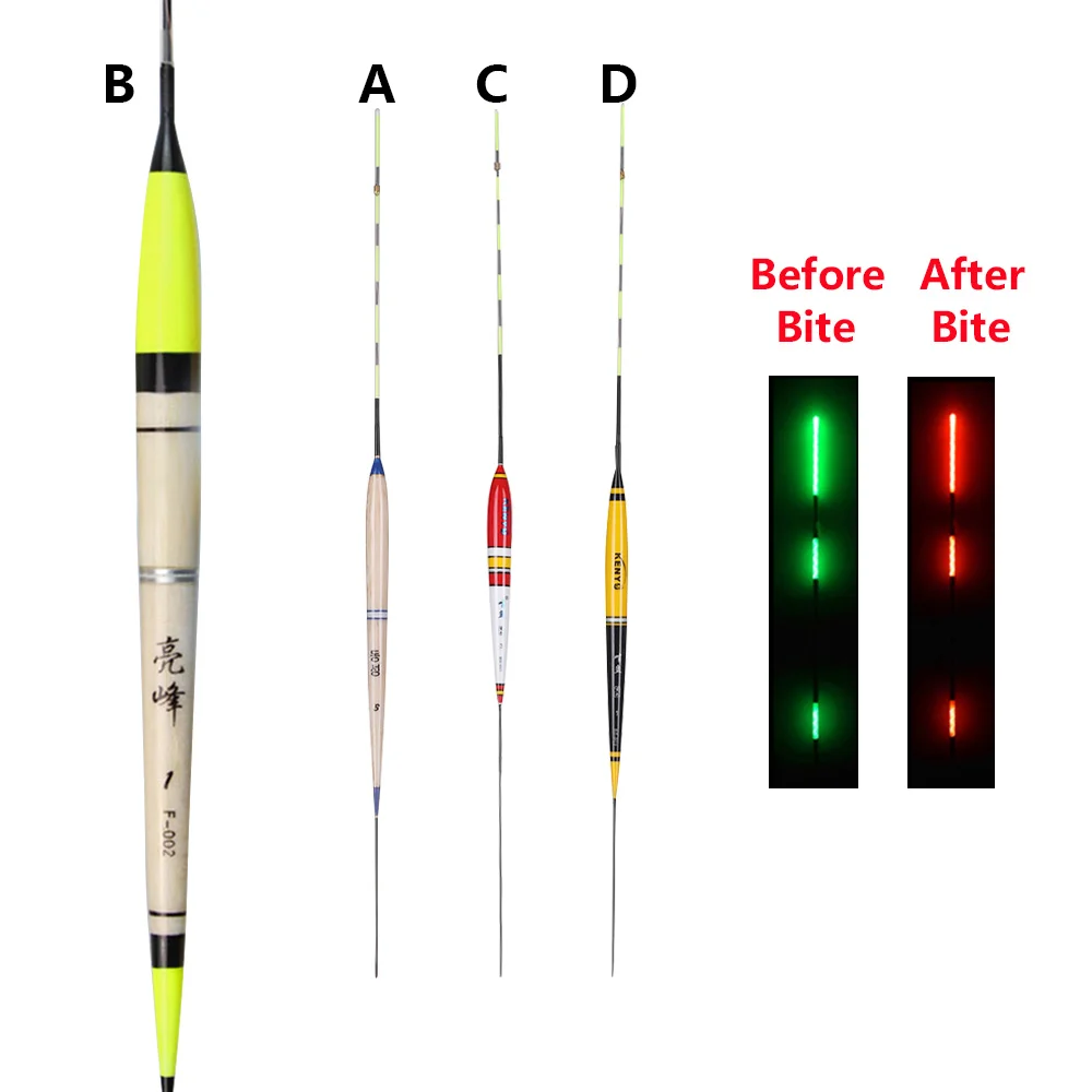 Умный поплавок для рыбалки, сигнализация для укуса рыбы, приманка для укуса, гравитационный Сенсор, светодиодный Изменение цвета освещения, автоматический ночной электронный буй