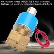 3 способа G1/" прямого действия латунь N/C KSD Соленоидный клапан для воды AC110V 0-0.9Mpa QX23-08 электромагнитный клапан