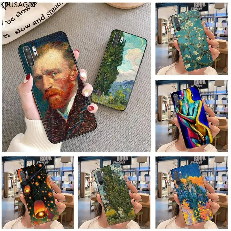 Чехол для телефона с рисунком Ван Гога Samsung Galaxy Note20 ultra 7 8 9 10 Plus lite J7 J8 2018