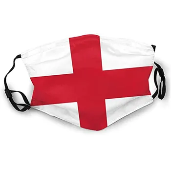 

1Pcs Adult Unisex Red Cross Printing Protection Face Mask Washable Earloop Mask+2Pcs Filters Protection Face Mask mascarilla