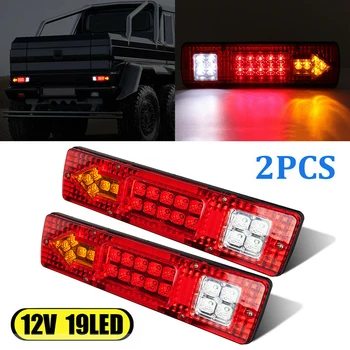 

2Pcs Trailer 12V LED Waterproof Safe Arrow Tail Lights Truck Rear Turn Signal Light RV Camper Van Traillight Lamp Accessories