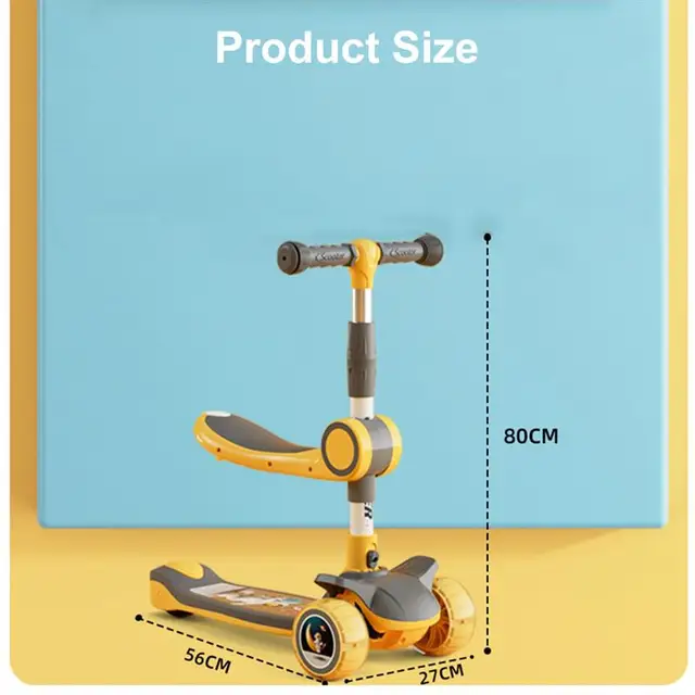 Children'S Scooter 2-12 Years Old Can Ride Children'S Toy Car Music Walker Tricycles For Children Kids'S Ride-On Toys Child Gift 6