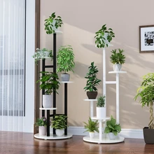 Домашняя наземная провинция пространство проветривает многоэтажная Крытая гостиная спальня балкон железная художественная Цветочная полка Тазовая полка