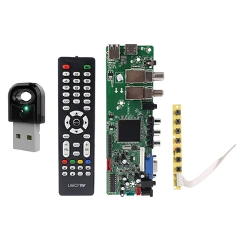 

Wireless USB Bluetooth Adapter & DVB-S2 DVB-T2 Digital Signal ATV Maple Driver LCD Remote Control Board Launcher
