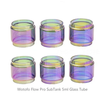 

2PCS Wotofo Flow Pro SubTank 5ml Rainbow Transparent Expansion Glass Tube Replacement