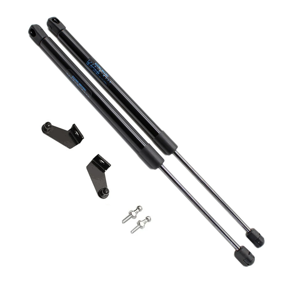 Normal black For Hyundai Grand Starex H1 2007- Front Hood Bonnet Carbon Fiber Modify Gas Struts Shock Damper Lift Supports Absorber - Цвет: Normal black