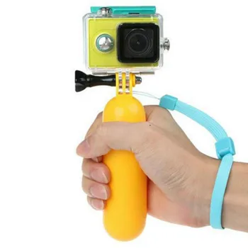 

for Go Pro Accessories Yellow Floating Grip Monopod Handle Tripod For Gopro Hero 7 6 5 for Xiaomi for Yi 4k for eken
