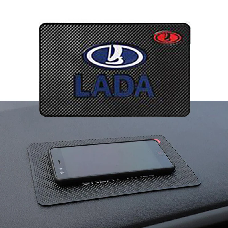 

Car Logo Anti Slip Mat Phone Holder Non-Slip Mat non slip Pad FOR Lada vesta niva xray kalina grant priora largus Accessories