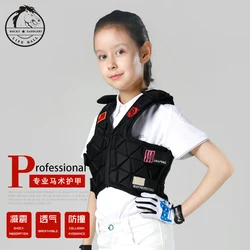 Cavassion-6Flex Children's Equestrian Armor Kids Equestrian Protective Vest High-thickness shock-absorbing layer safety guarante