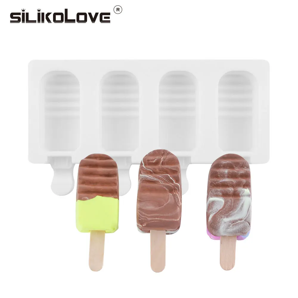 SILIKOLOVE поп мороженое плесень силиконовая форма для Фруктового мороженого на