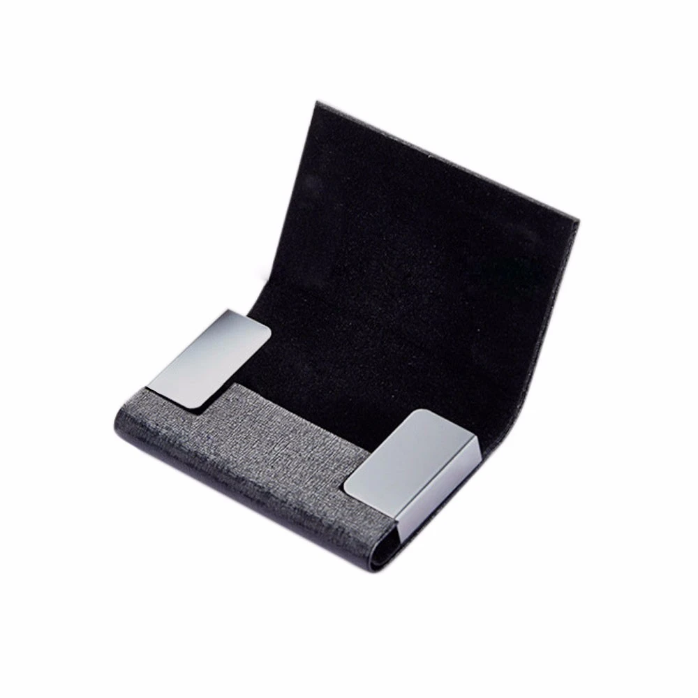 Unisex PU Leather Business Card Holder For Women ID Credit Men Fashion Professional Name Case Wallet Package Porte Carte 823