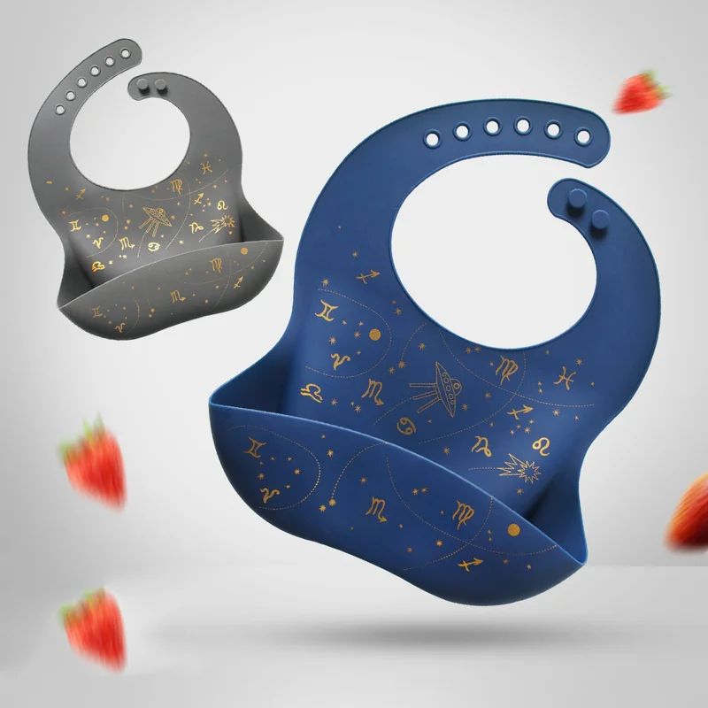 

Baby Stuff Waterproof Silicone Bib Feeding Baby Newborn Cartoon Aprons Adjustable Baby Bibs Burp Cloths Bandana Bibs Baby Bibs
