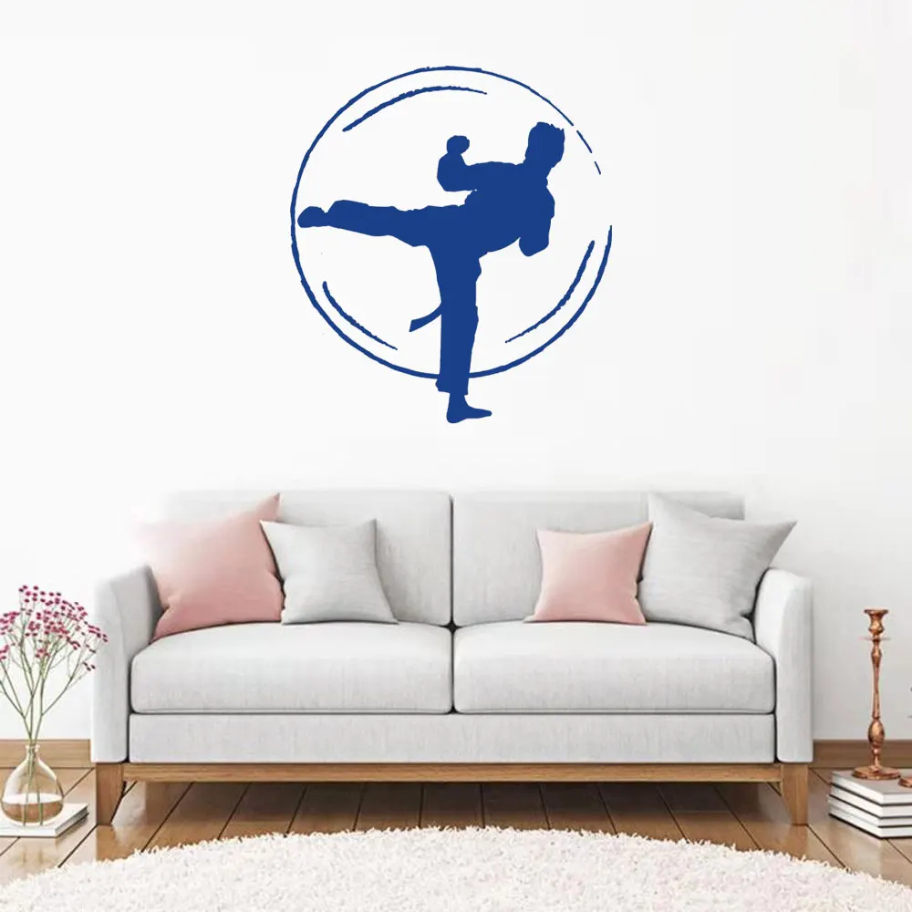 

Tae Kwon Do Removable Wall Stickers Brave Sport for Living Room Art Decor Vinyl Decals Bedroom Sticker Decoration DW7168