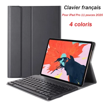 

French Keyboard For iPad Pro 11 2020 Francaise Bluetooth Keyboard Leather Tablet Case For iPad Pro 11 2020 Tablet Cases Cover