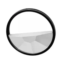 

77mm Split Diopter Camera Filter Handheld Rotatable Moon Special Lens Camera Half Filter Prism Kaleidoscope Photography Eff B8q6