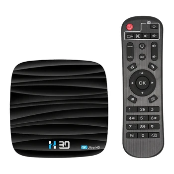 

H30 TV Box Network Set-Top Box RK3318 4+64G 4K HD Android 10.0 Network Player 2.4G/5G WiFi(UK Plug)