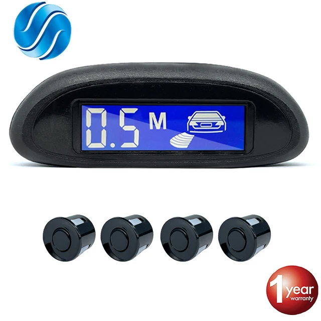 Hippcron駐車車の自動パークトロニックledモニター4センサーレーダー探知システムバックライトディスプレイ