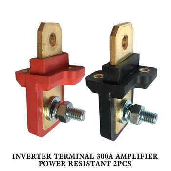 

2Pcs Connectors Terminals True Copper Binding Post Inverter Terminal 300A Amplifier Power Resistant Electrical Equipment Parts