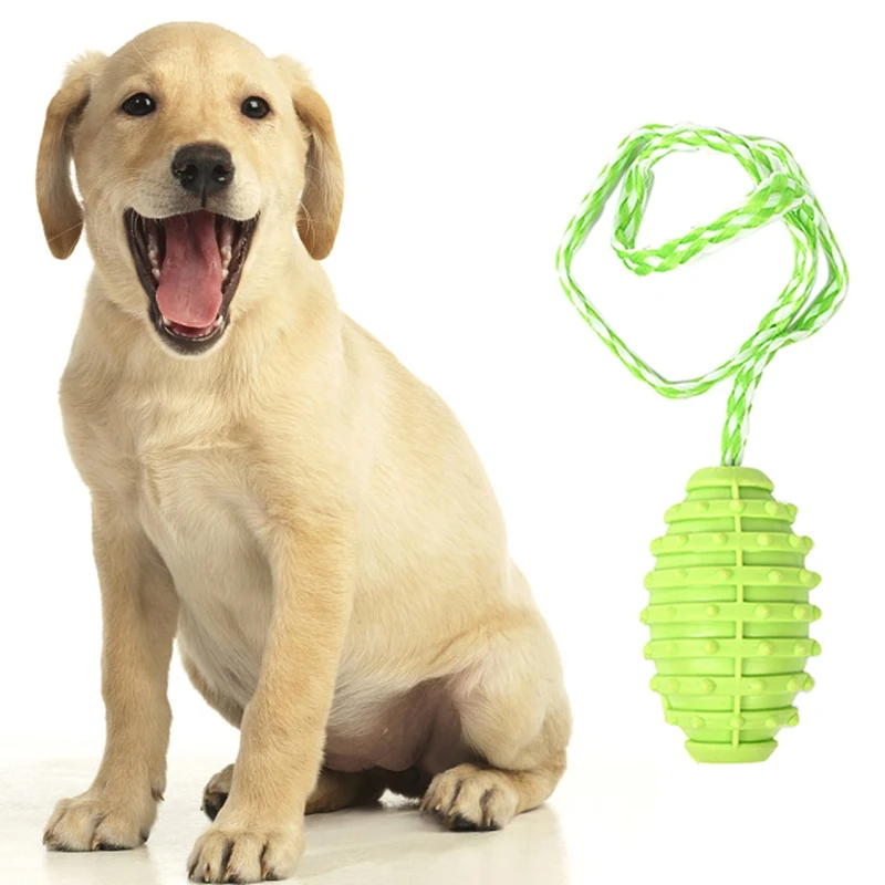 Pet Dog Toy Funny Interactive Elasticity Ball Dog Chew Toy For Dog Tooth Clean Ball Of Food Extra-tough Rubber Ball Teeth Cleani