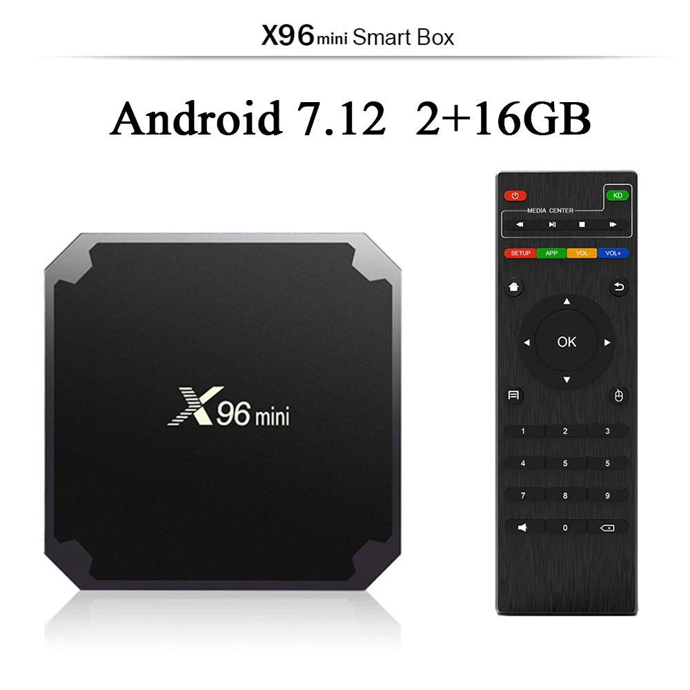 Add One Month IPTV X96 Мини Android 7,1 Смарт ТВ приставка 2 Гб 16 Гб Amlogic S905W 2,4 ГГц WiFi 100M LAN 4K HD медиаплеер телеприставка IP ТВ Европа - Цвет: Add One Month IPTV