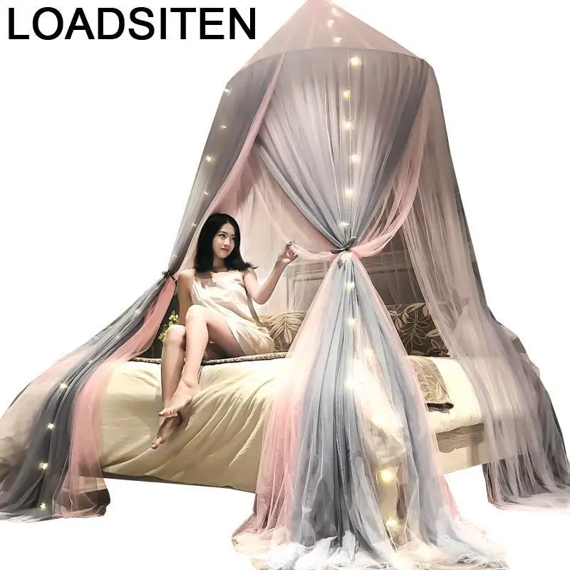 Baldachin Dekoration Bed Decoration Mosquitera Mosquiteiro Para Cama Adulto Klamboe Canopy Moustiquaire Ciel De Lit Mosquito Net